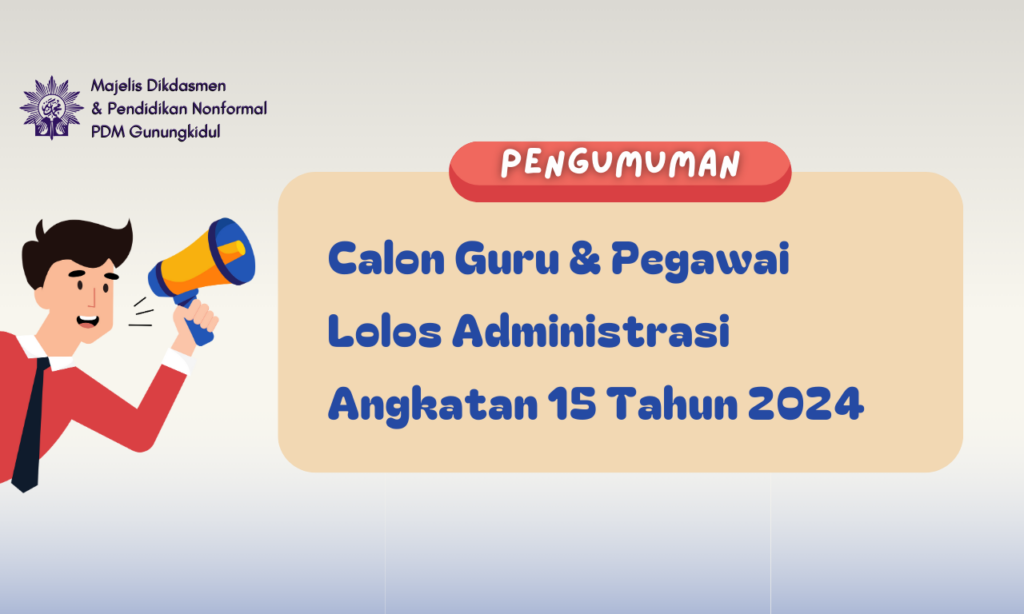 Header pengumuman lolos administrasi angkatan 15