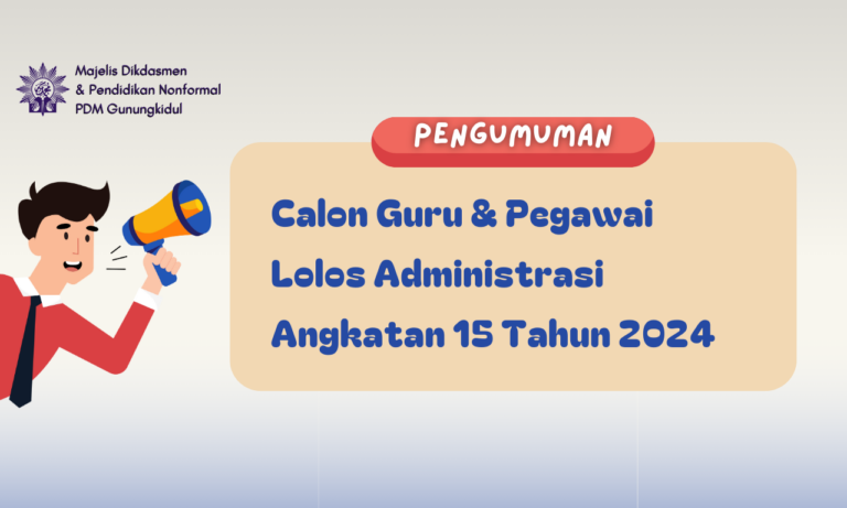 Header pengumuman lolos administrasi angkatan 15
