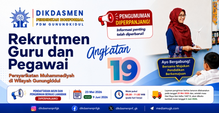 Header pengumuman diperpanjang